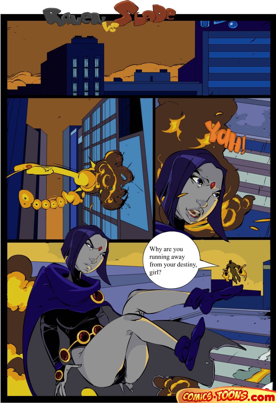Raven slade titans porn comic