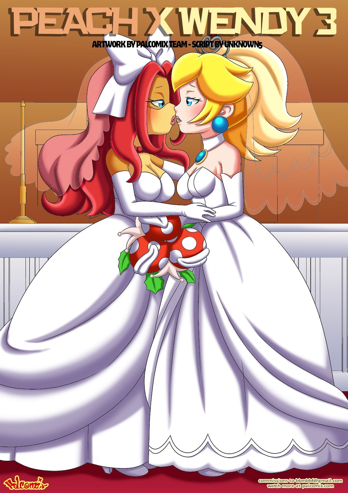 Anime Lesbian Porn Princess Peach - Peach X Wendy (Mario) [Palcomix] - 3 . Peach X Wendy - Chapter 3 (Mario)  [Palcomix] - AllPornComic