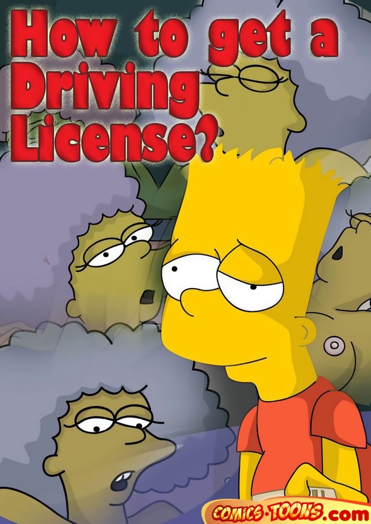 Bart gets a driver license porn comic
