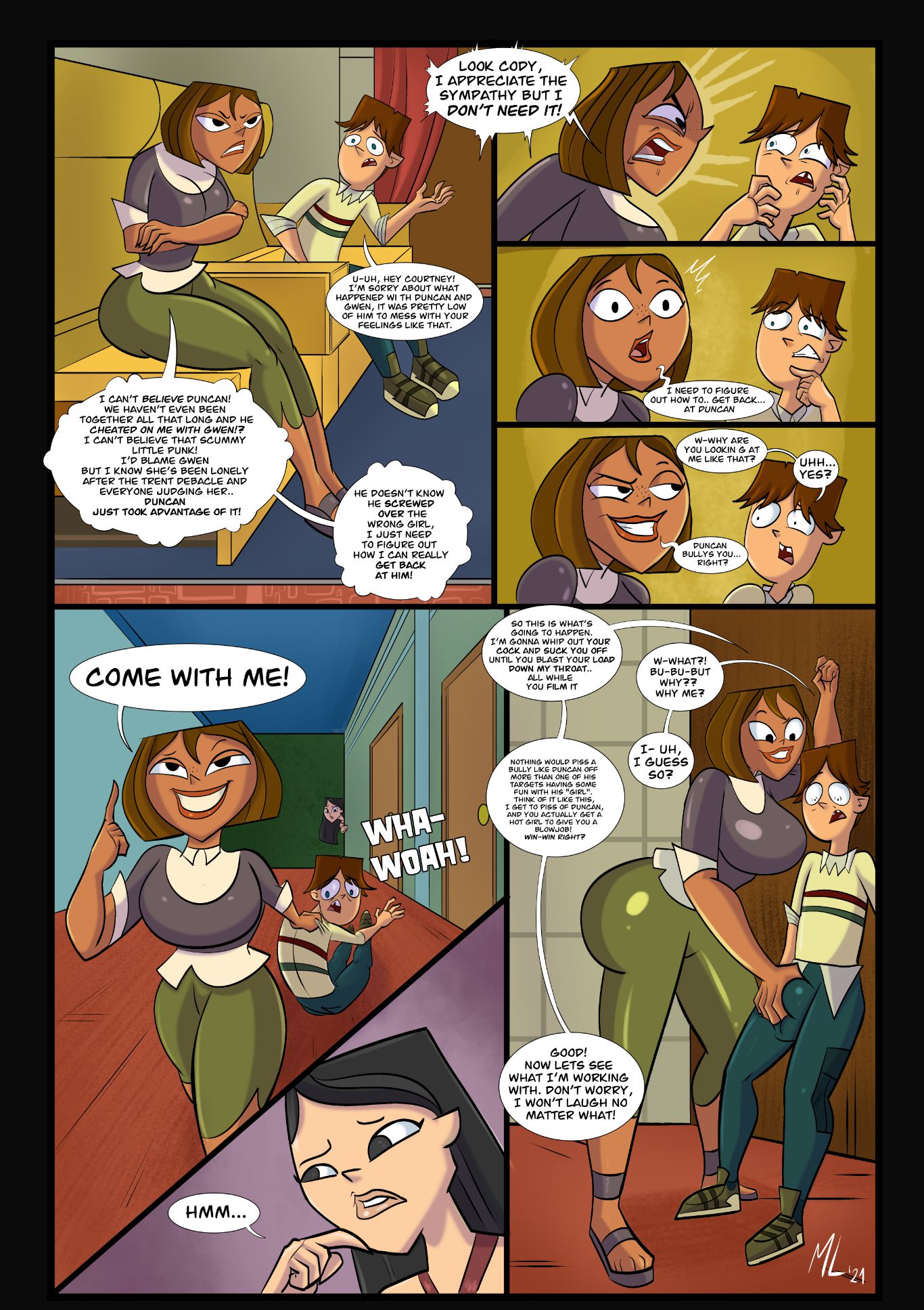 1366px x 1935px - Total Drama Comic [Ameizing Lewds] - 1 . Total Drama Comic - Chapter 1  [Ameizing Lewds] - AllPornComic