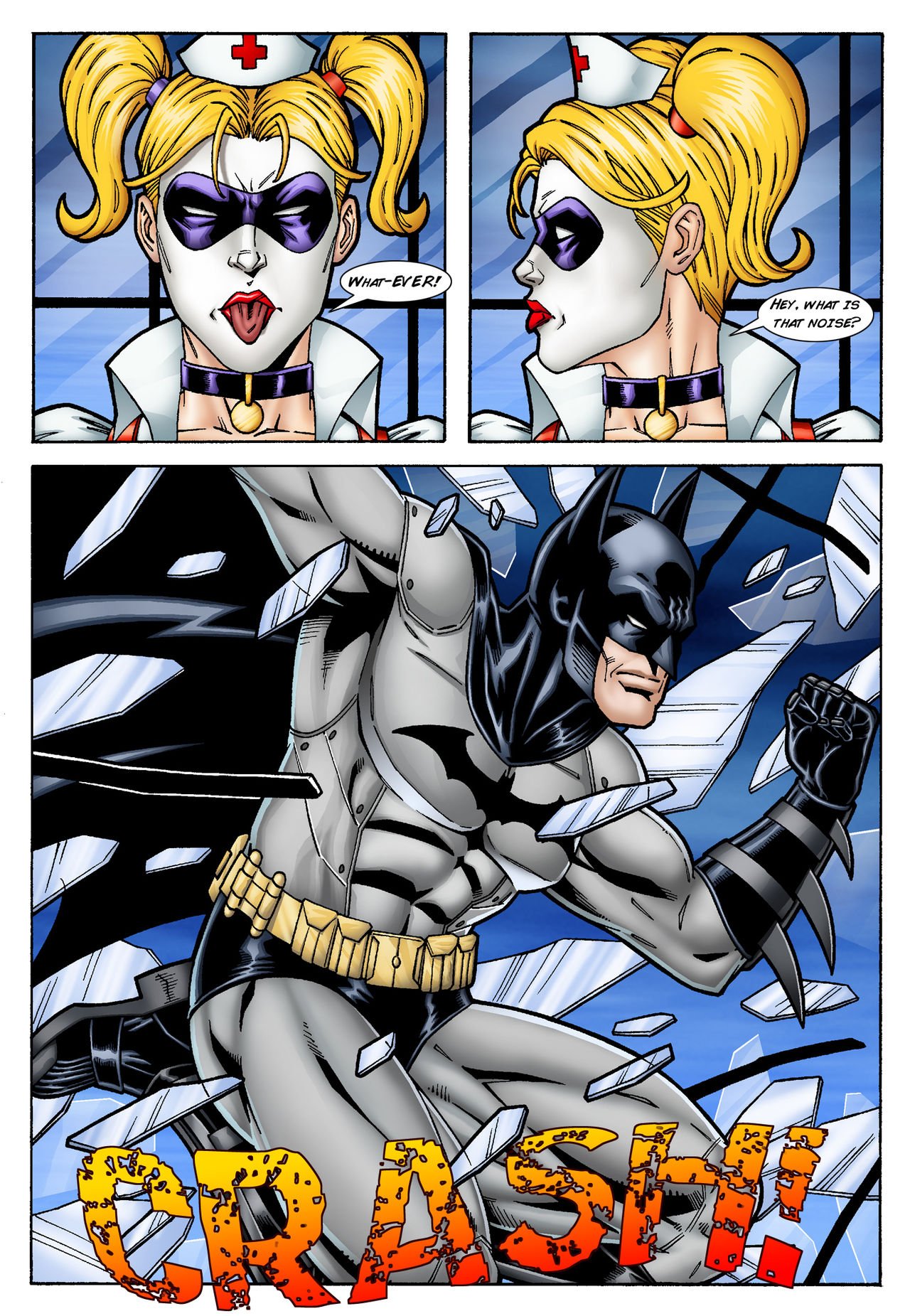 Batman and Nightwing discipline Harley Quinn (Batman) [Leandro Comics] - 1  . Batman and Nightwing discipline Harley Quinn - Chapter 1 (Batman)  [Leandro Comics] - AllPornComic