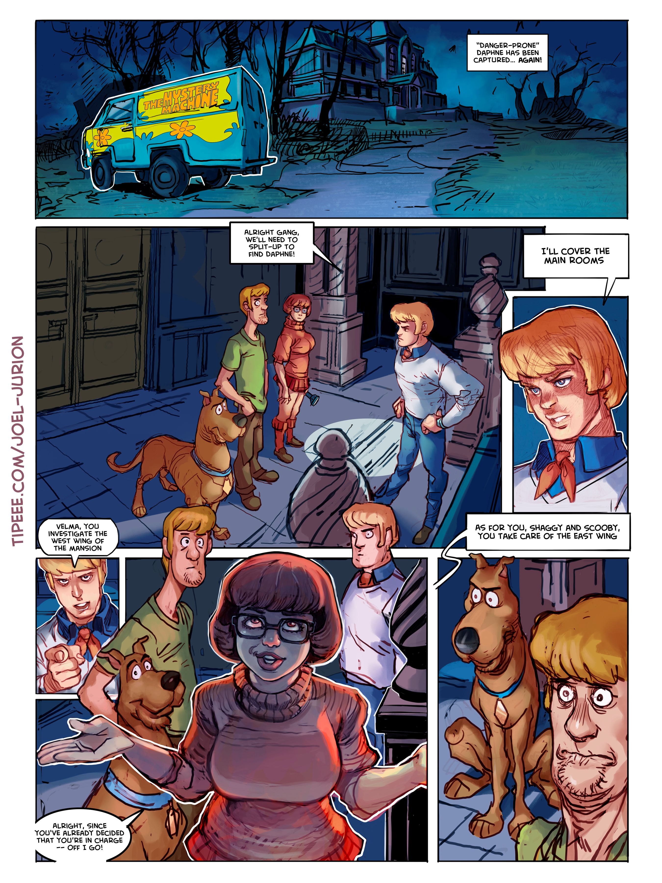 Free scooby doo porn comic page1