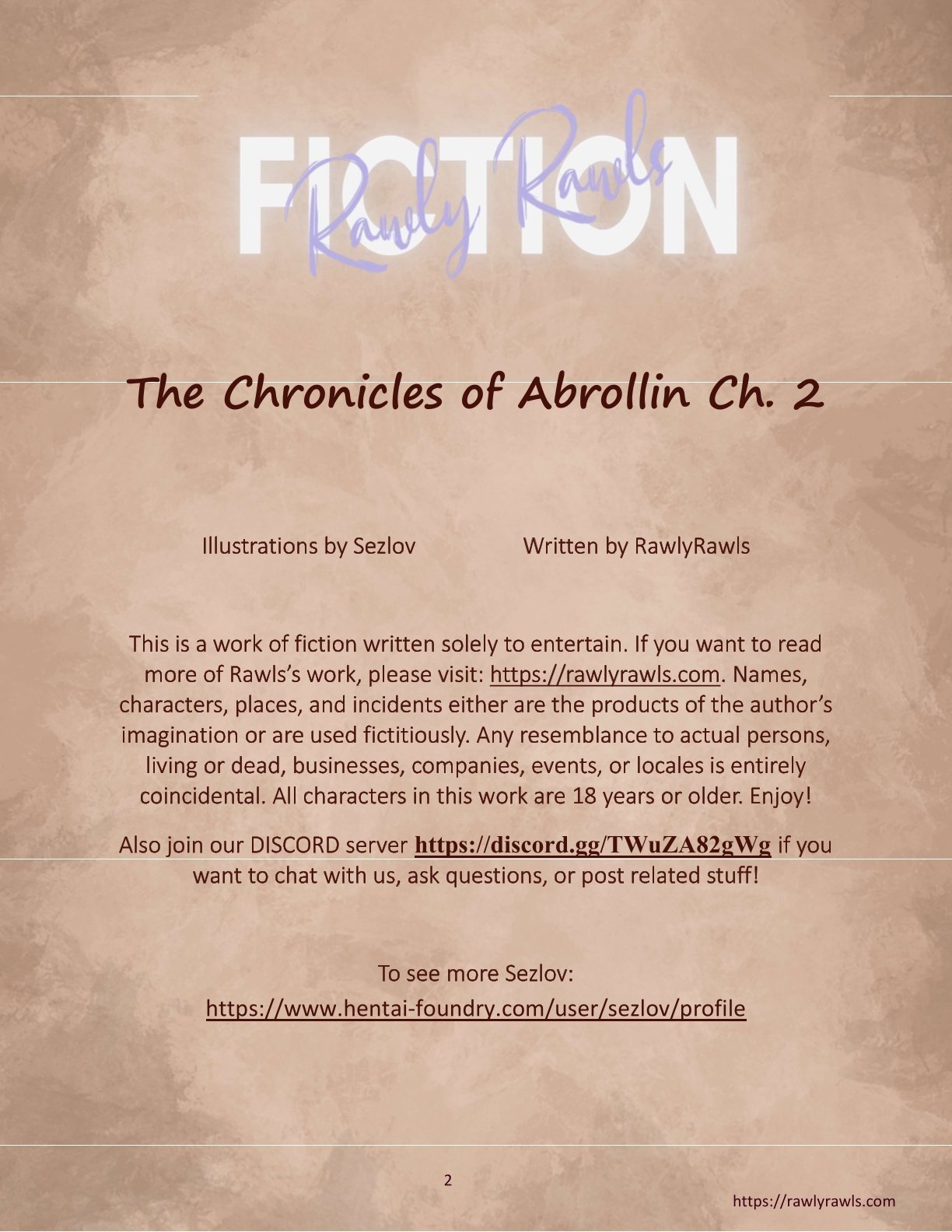 The Chronicles Of Abrollin Sezlov , RawlyRawls - 2 